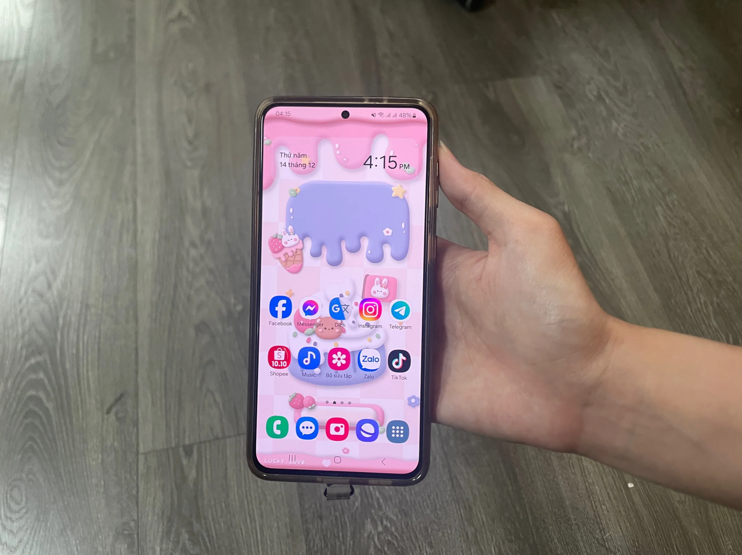 Các tiện ích trong Bảng điều khiển nhanh của One UI 6