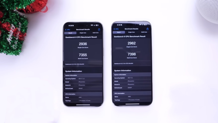 So sánh iOS 17.1.2 và iOS 17.2