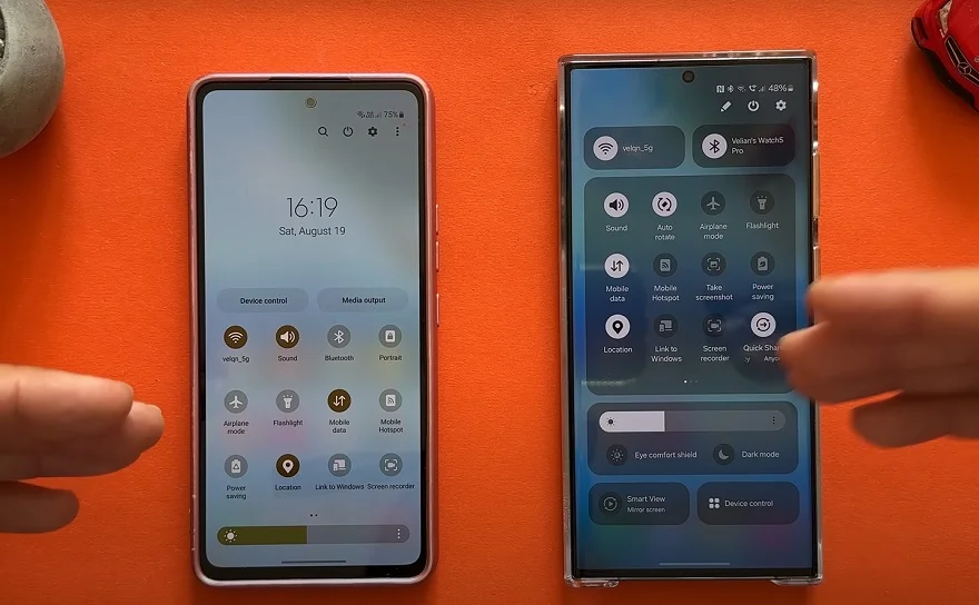 So sánh One UI 6 và One UI 5