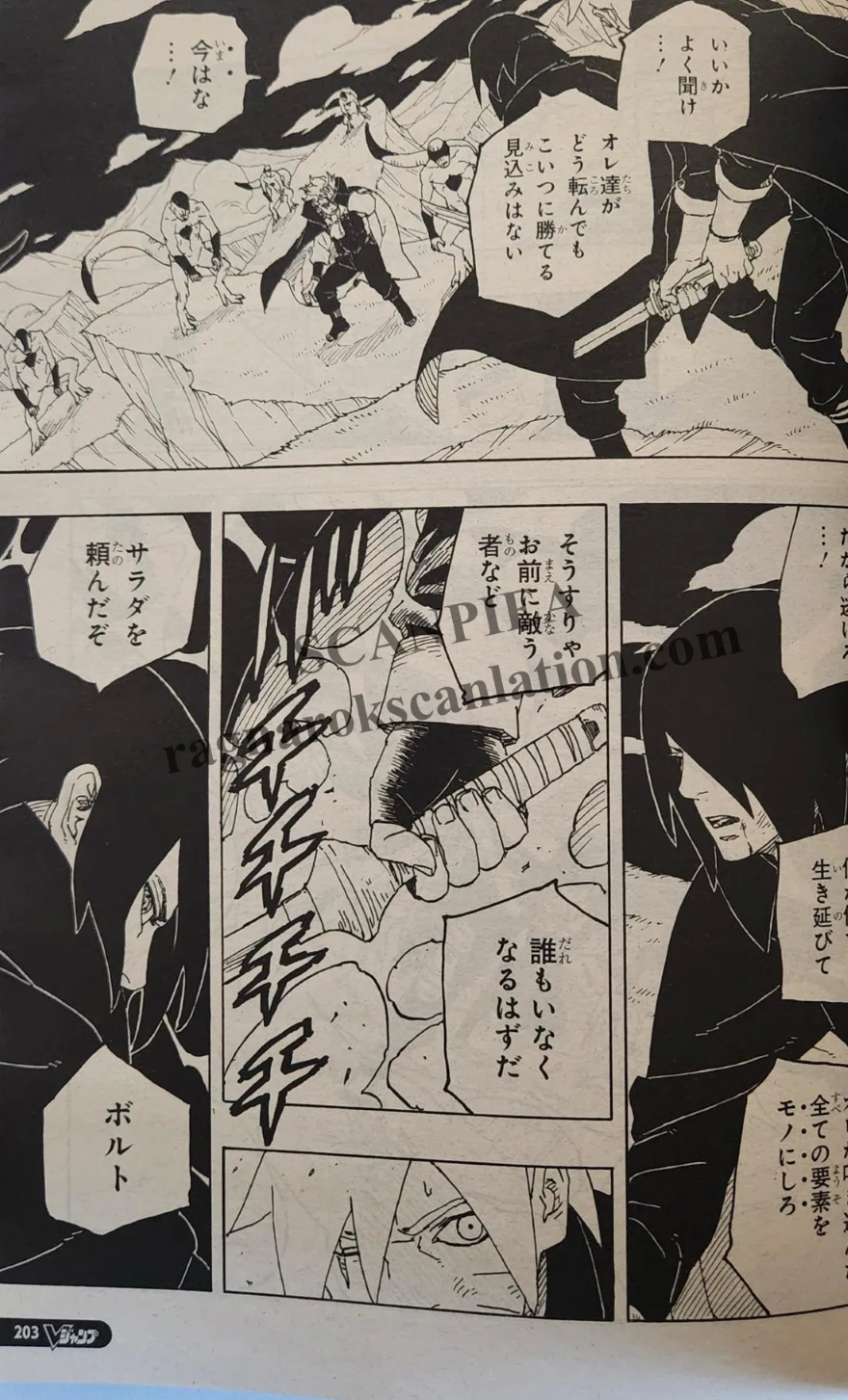 Spoiler Boruto chap 85