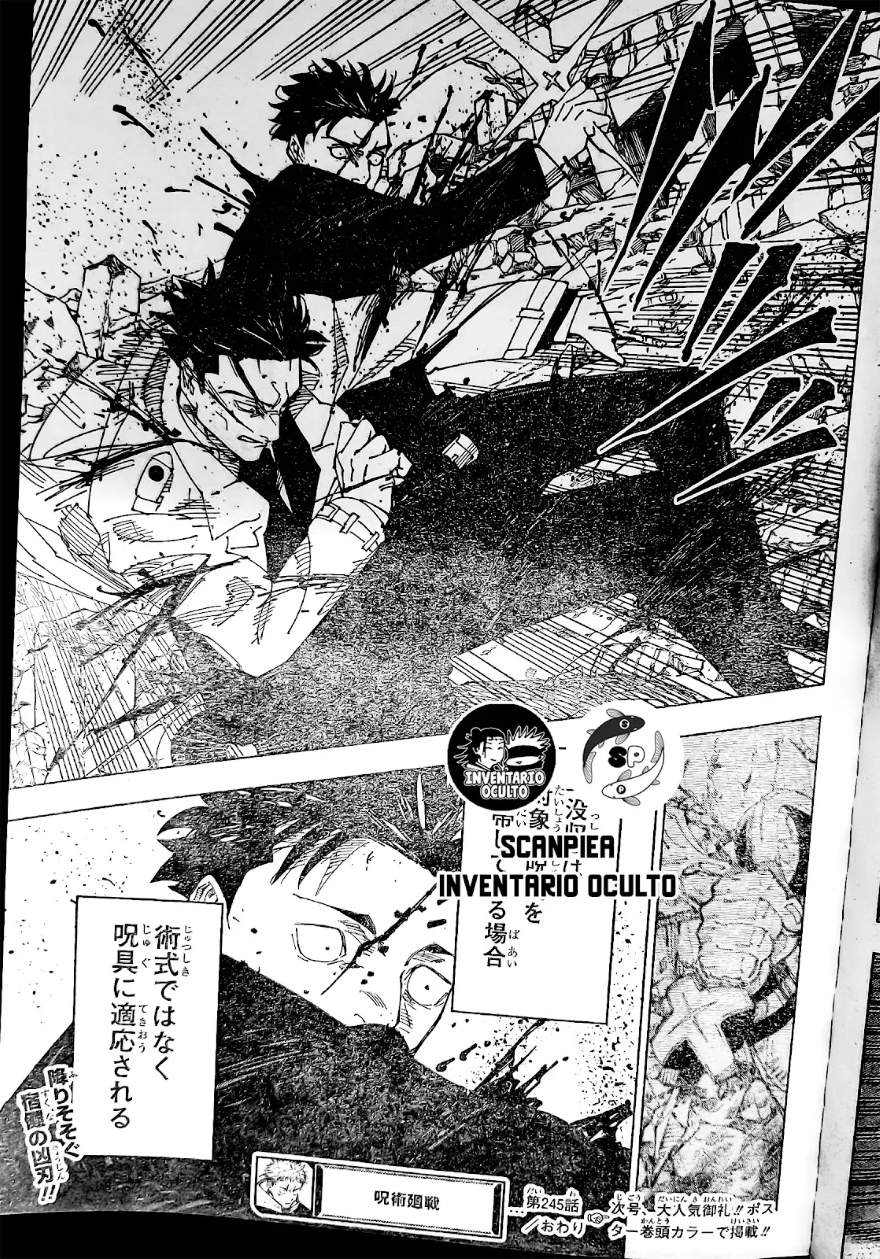 Spoiler Jujutsu Kaisen chap 245