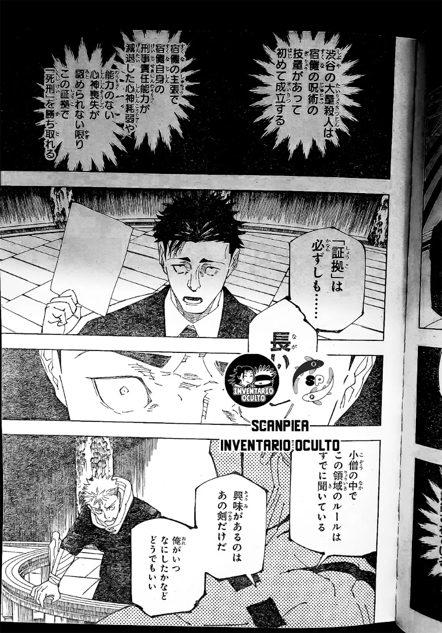 Spoiler Jujutsu Kaisen chap 245