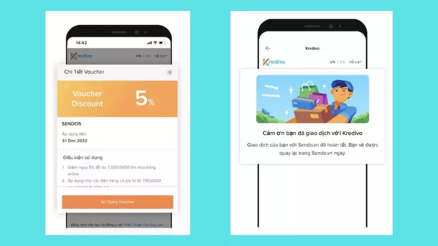 Ưu đãi thanh toán bằng Kredivo khi mua sản phẩm tại Minh Tuấn Mobile