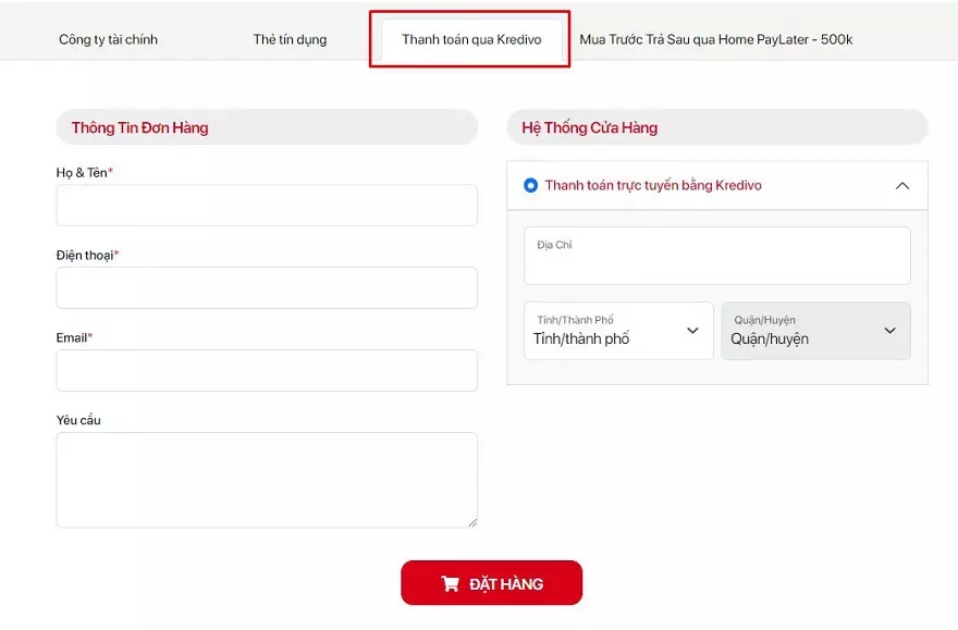 Ưu đãi thanh toán bằng Kredivo khi mua sản phẩm tại Minh Tuấn Mobile