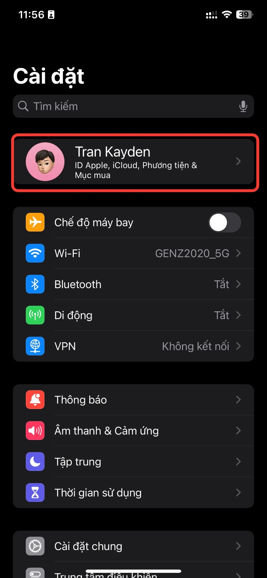 Xác minh khoá liên hệ trên iOS 17.2