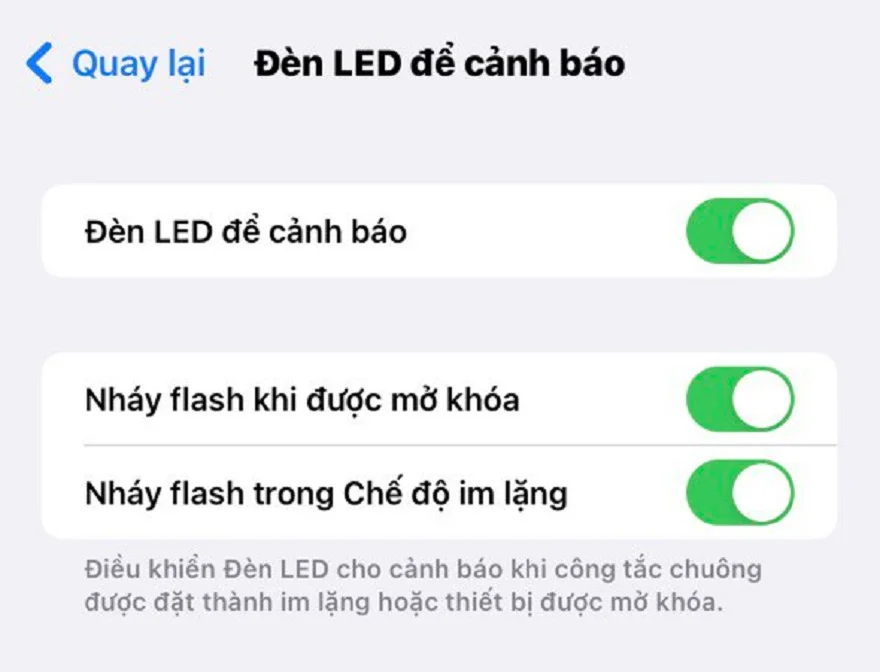 Bật thông báo iPhone trên iOS 17.3