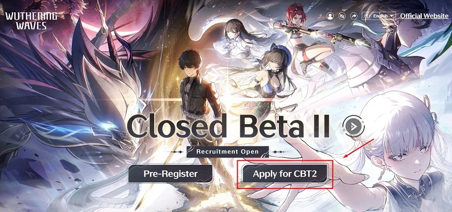 Đăng ký Wuthering Waves Beta 2