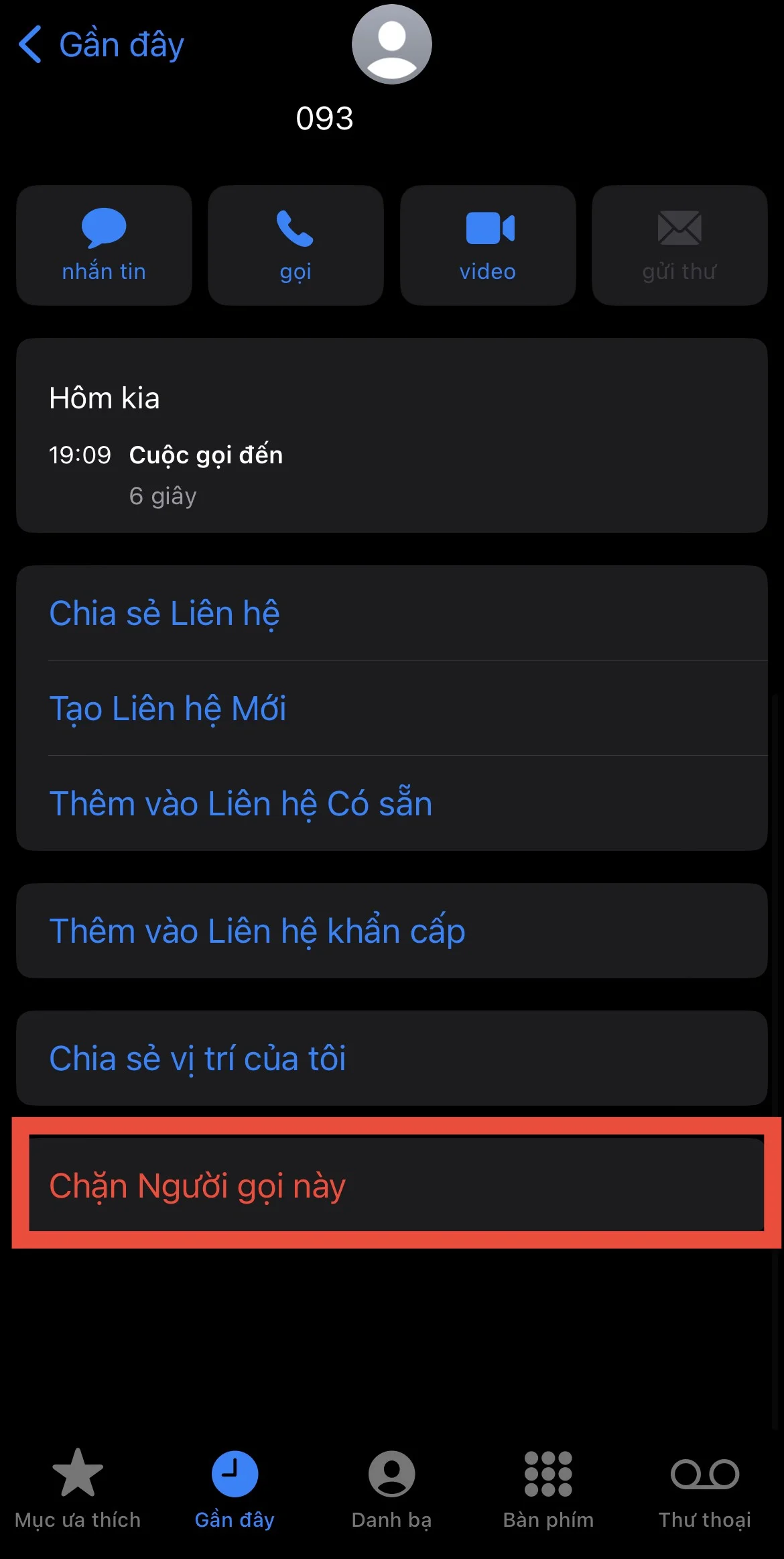 Cách chặn cuộc gọi rác trên iPhone