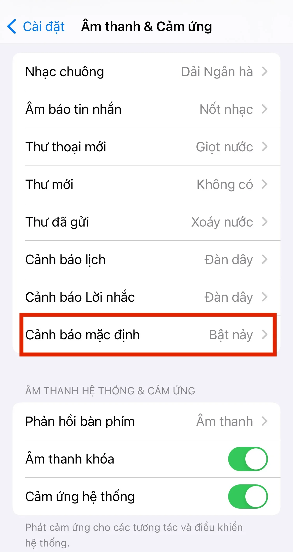 Cách tùy chỉnh âm cảnh báo trên iPhone dễ dàng