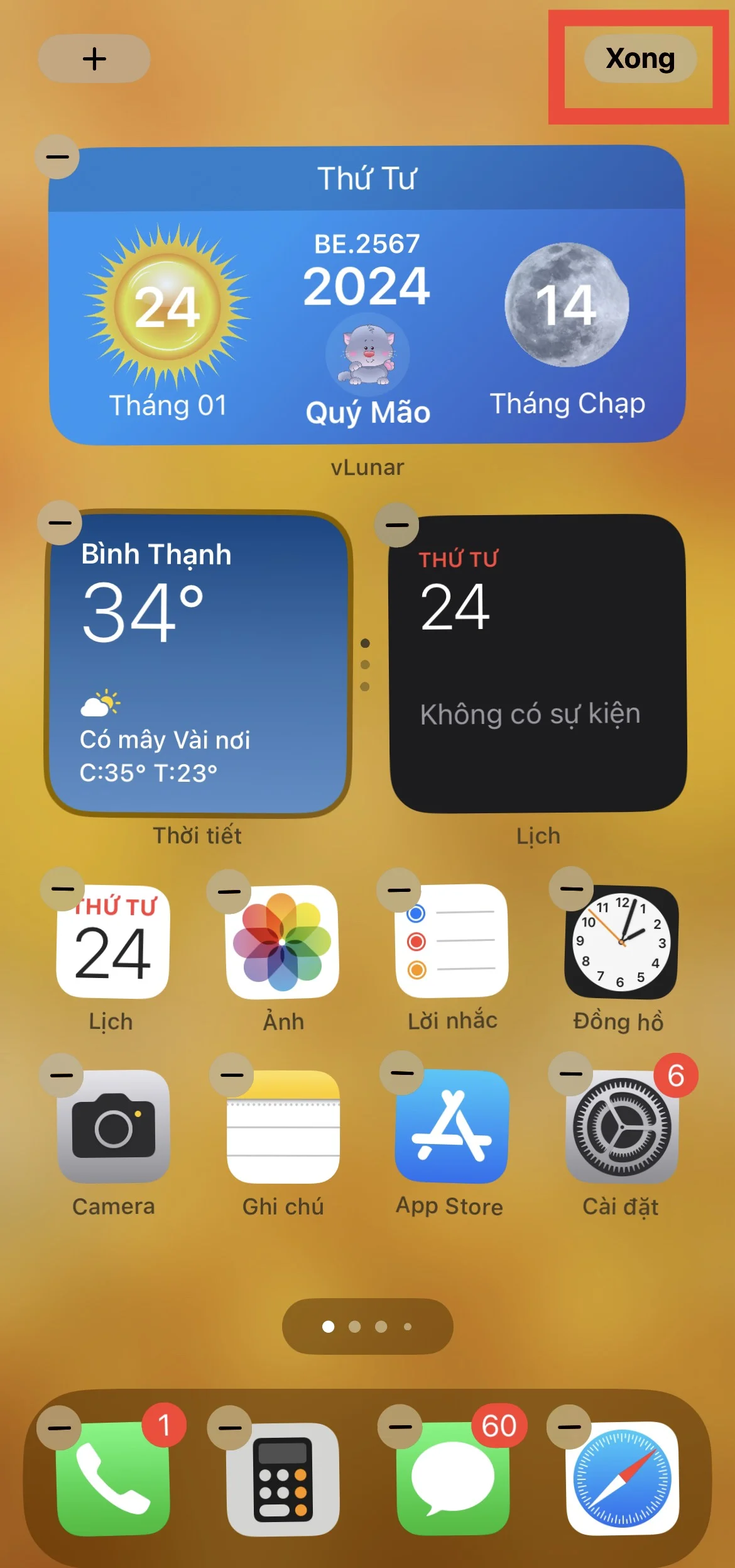 Cách xem lịch âm trên iPhone chính xác nhất