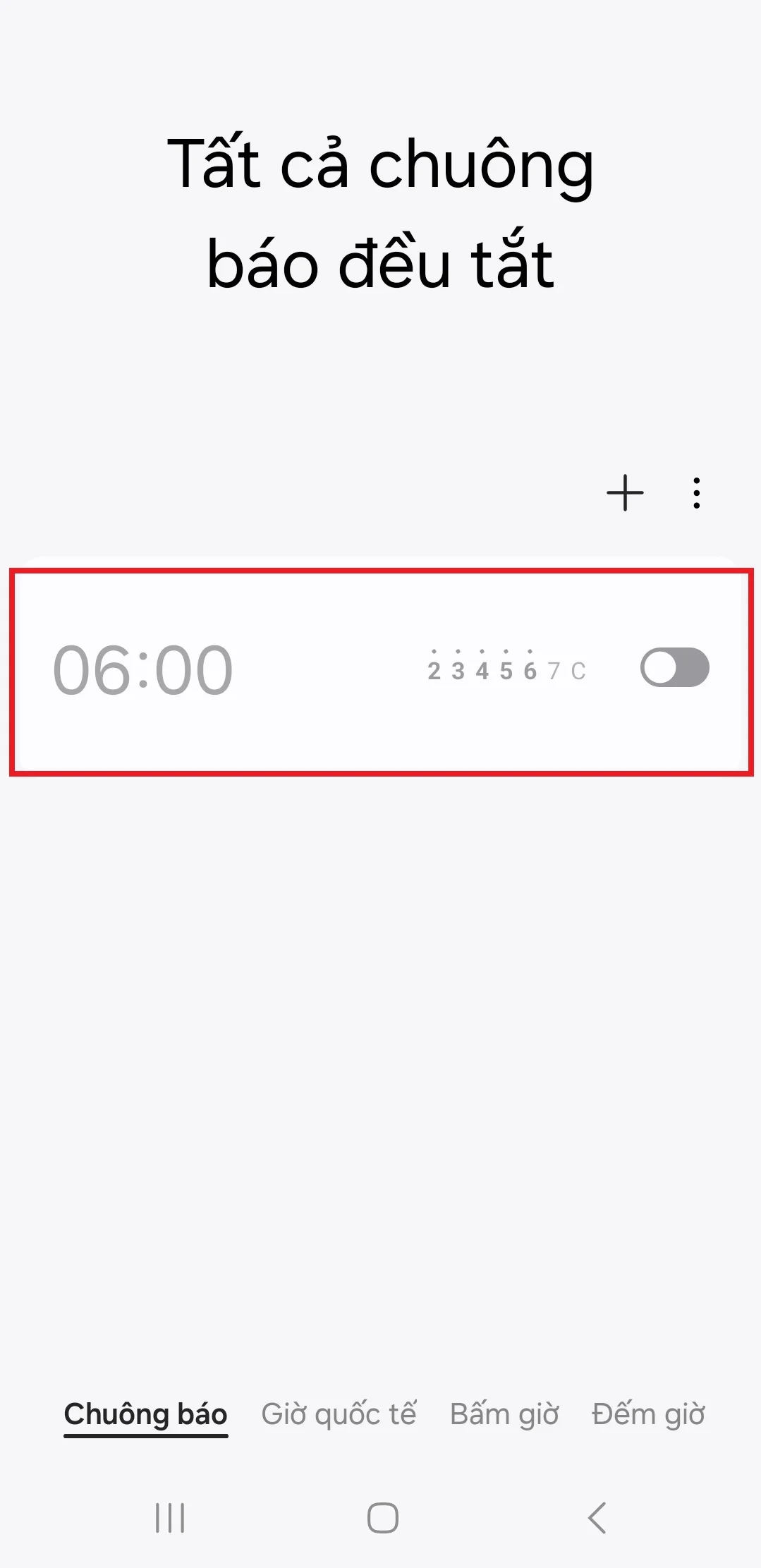 Đặt hình nền báo thức theo ý thích trên One UI 6.1