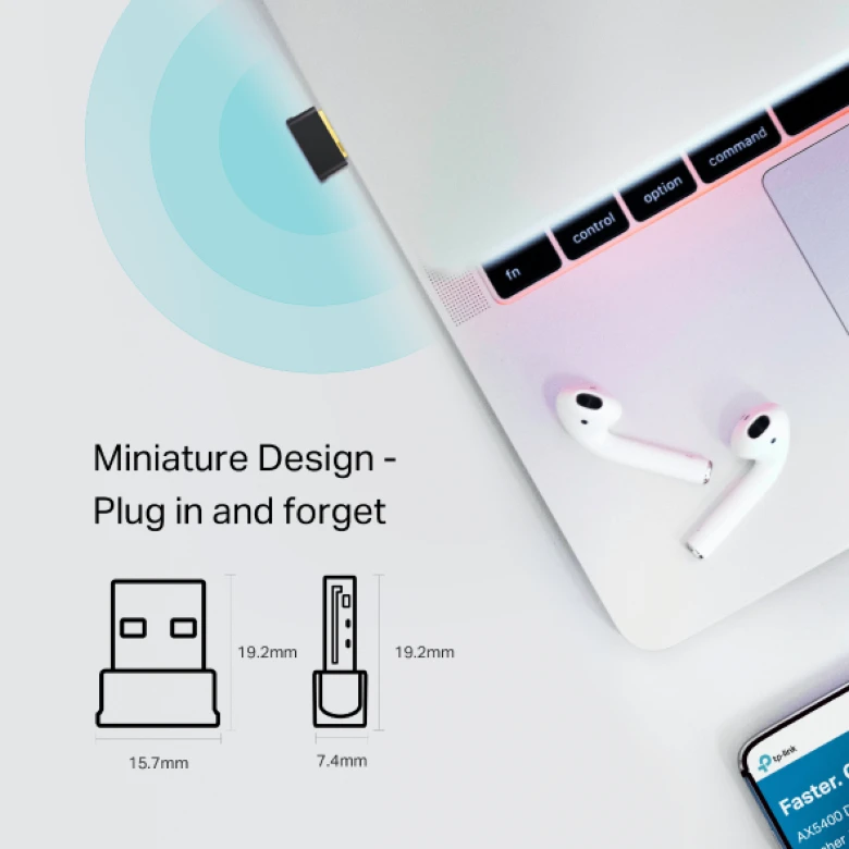 Đầu chuyển đổi TP-Link USB Wifi Nano Bluetooth 4.2 AC600 T2UB