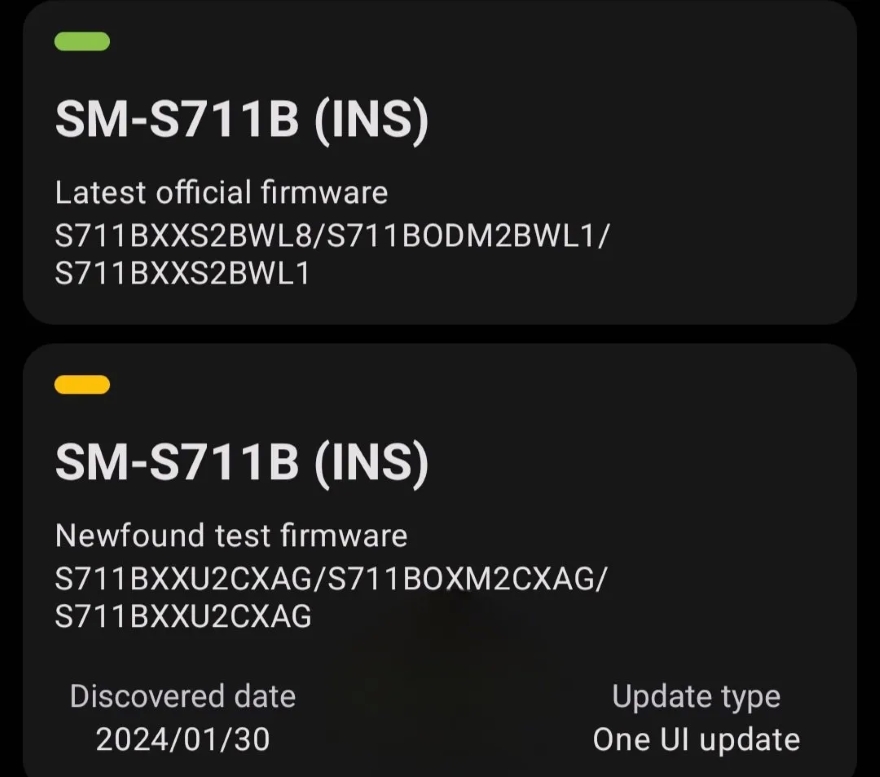 Galaxy S23 FE One UI 6.1