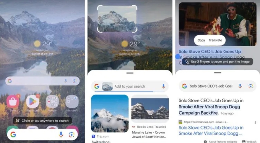 Hướng dẫn sử dụng tìm kiếm Google bằng cách khoanh tròn