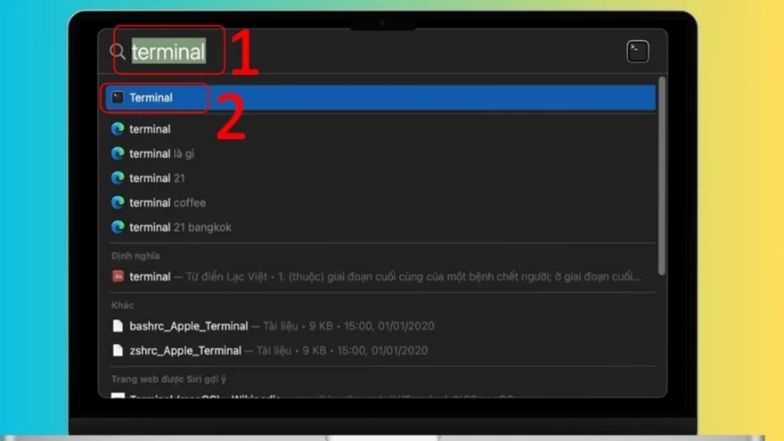 Đổi vị trí chụp ảnh màn hình MacBook