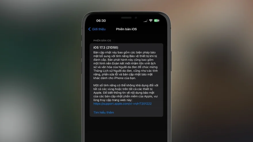 iPhone 14 iOS 17.3 1
