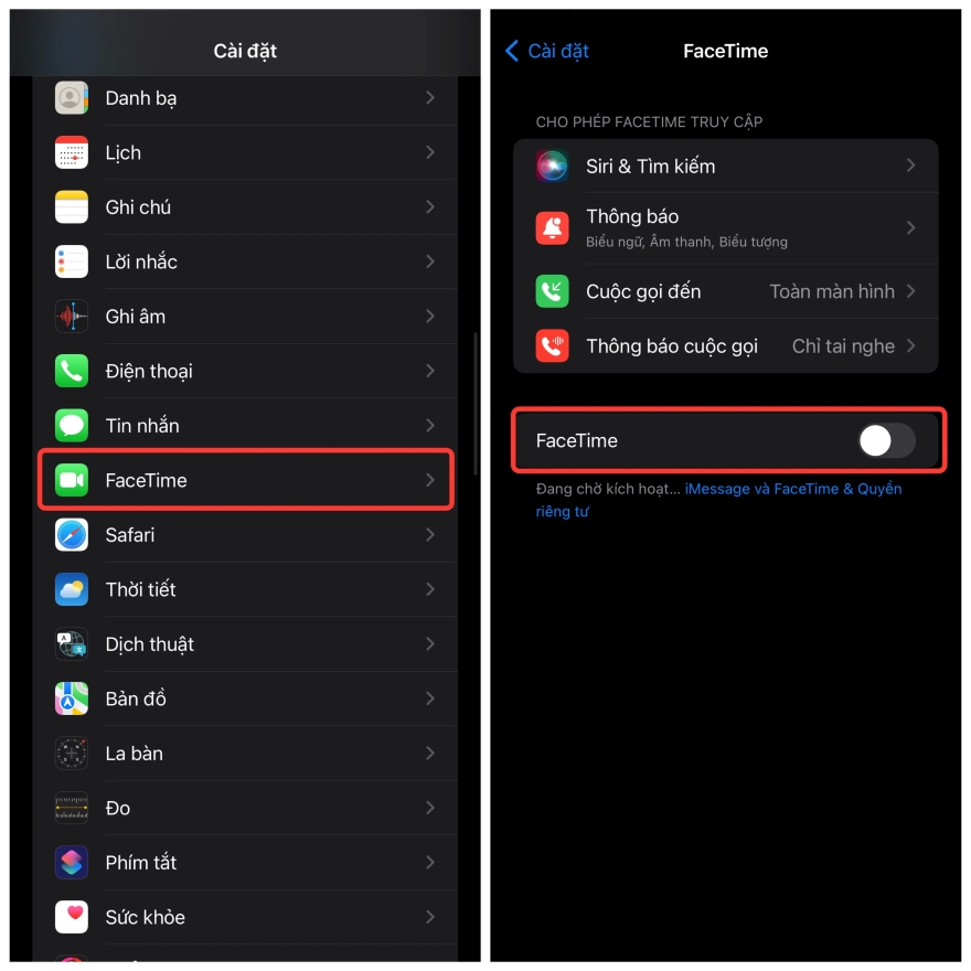 Khắc phục lỗi Không thể kích hoạt FaceTime và iMessage