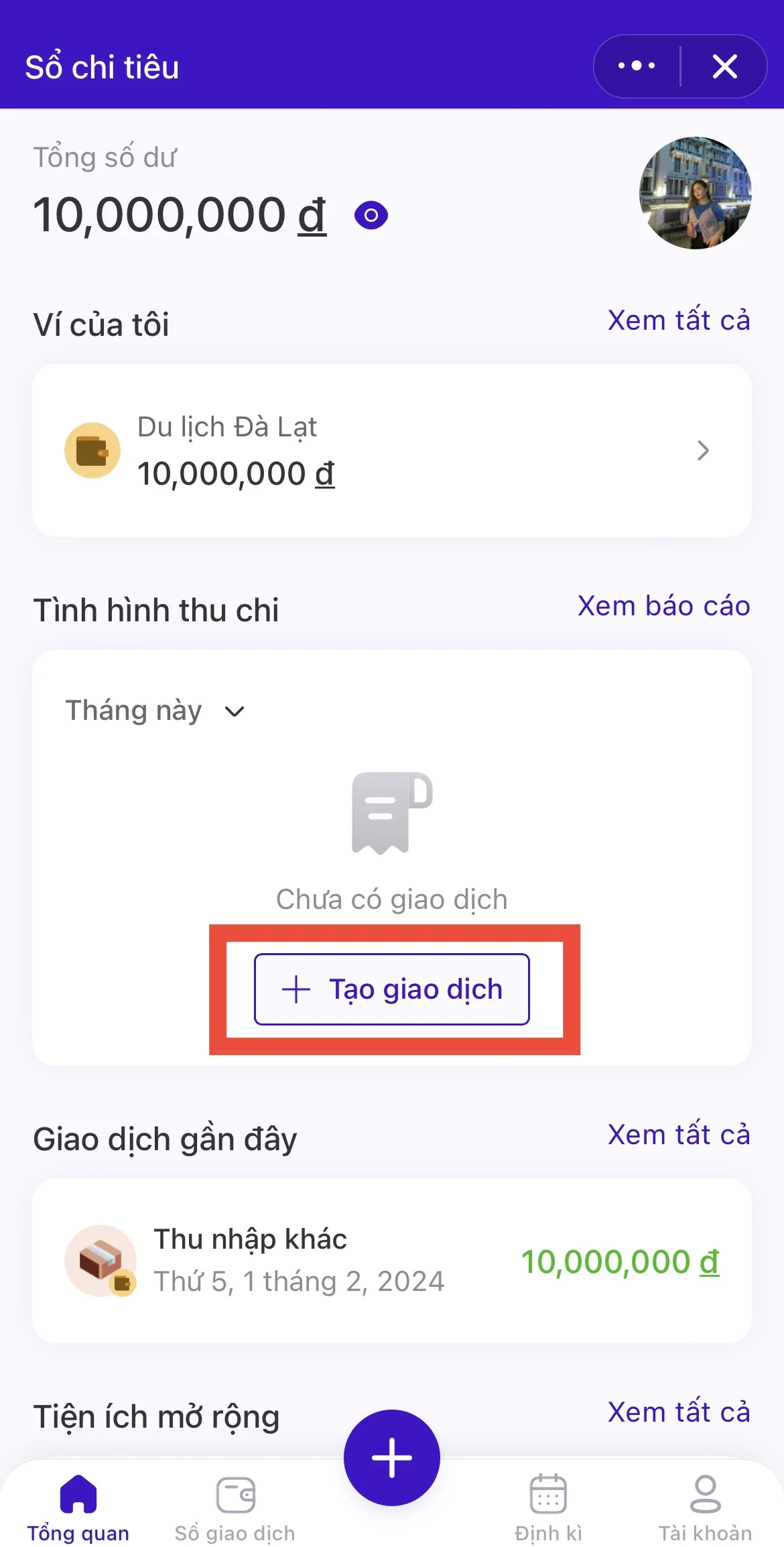 Mẹo quản lý chi tiêu với tính năng mới của Zalo