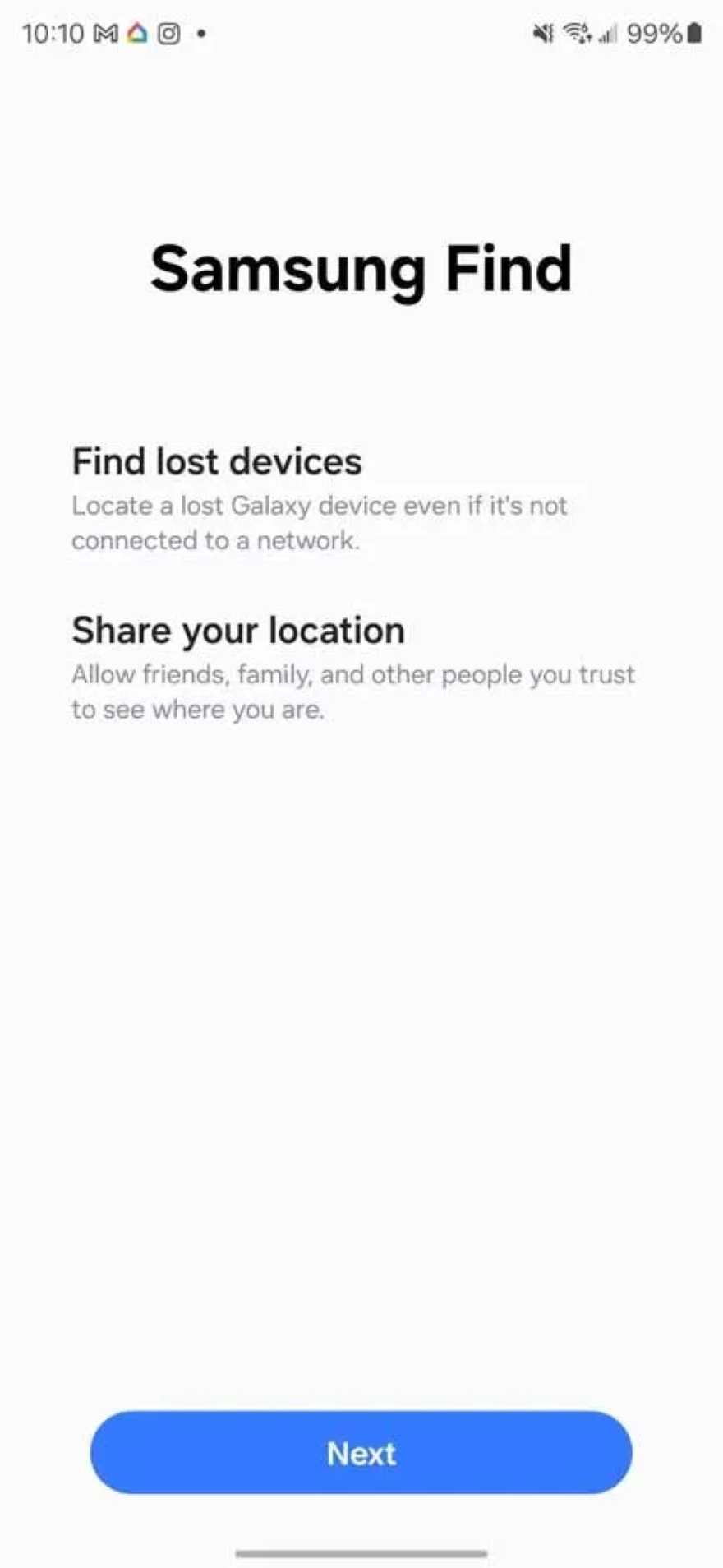 Ứng dụng Samsung Find trong One UI 6.1