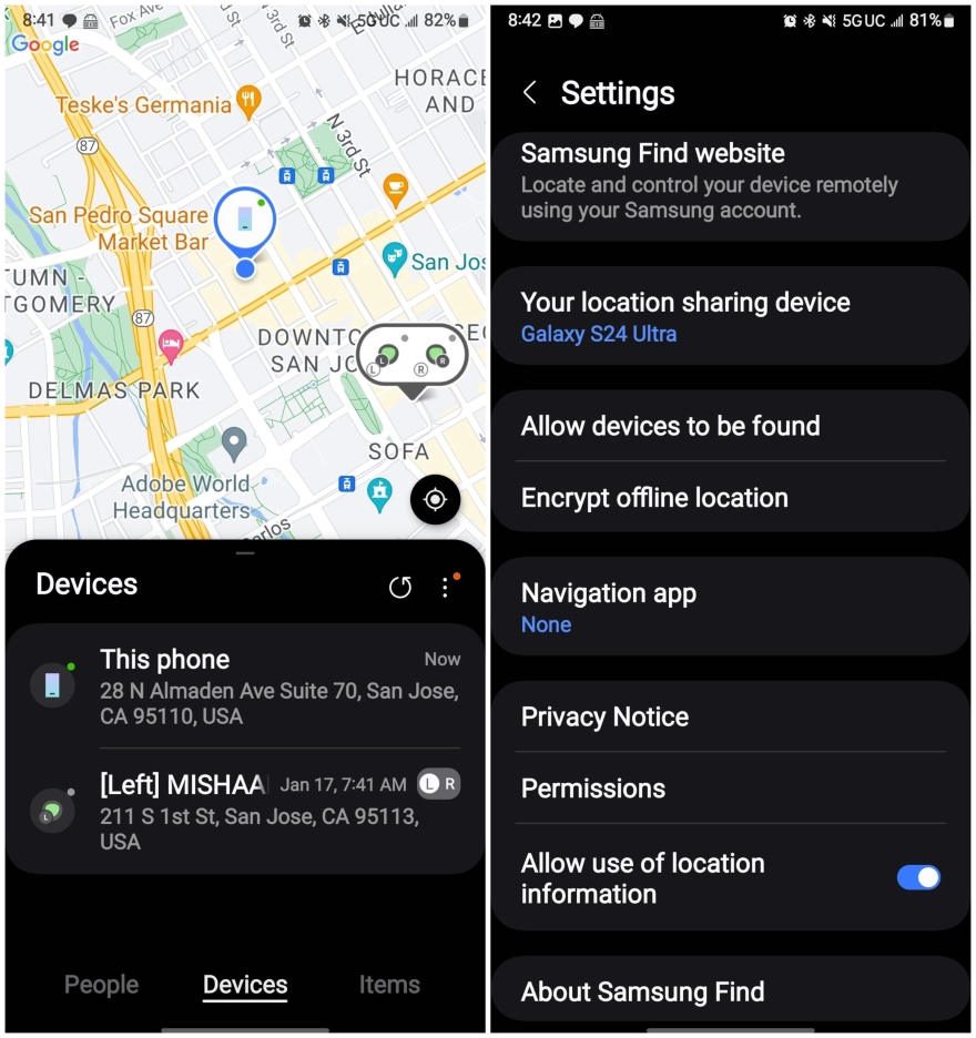 Ứng dụng Samsung Find trong One UI 6.1 
