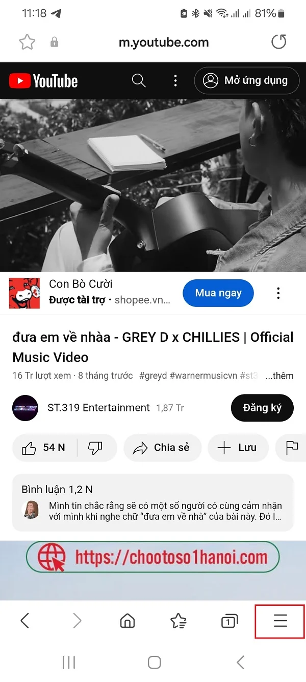 Cách xem YouTube khi tắt màn hình trên One UI 6 One UI 6 có thêm tính năng giúp người dùng nghe nhạc YouTube khi tắt màn hình vô cùng tiện lợi trên Samsung Internet  Gần đây, nhiều người dùng Samsung đã phát hiện ra tính năng nghe nhạc YouTube khi tắt màn hình trên thiết bị của họ sau khi nâng cấp lên One UI 6. Điều này khiến nhiều người cảm thấy thích thú bởi giờ đây họ có thể tận hưởng các tính năng hữu ích của YouTube Premium ngay trên trình duyệt web mặc định Samsung Internet mà không cần phải trả phí đăng ký hàng tháng.  Ở bài viết dưới đây, hãy cùng Minh Tuấn Mobile khám phá cách nghe nhạc YouTube khi tắt màn hình trên One UI 6 nhé! Hướng dẫn chi tiết cách nghe nhạc YouTube khi tắt màn hình  Bước 1: Truy cập vào ứng dụng Samsung Internet Bước 2: Vào website YouTube TẠI Đ Y Bước 3:  