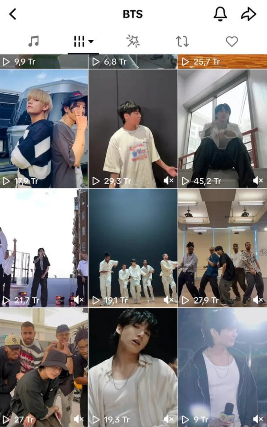 Nhạc BTS bị gỡ hàng loạt khỏi TikTok