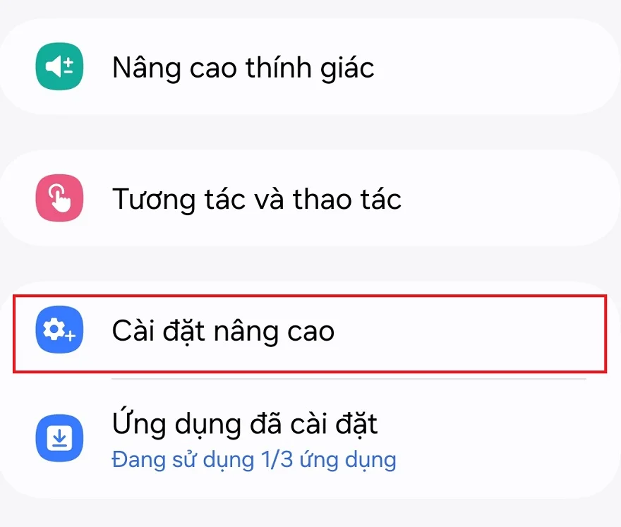 One UI 6 cài thông báo đèn flash