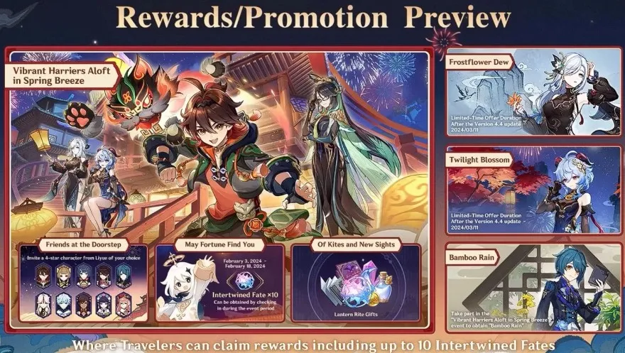 phần thưởng sự kiện Tết Hải Đăng 2024