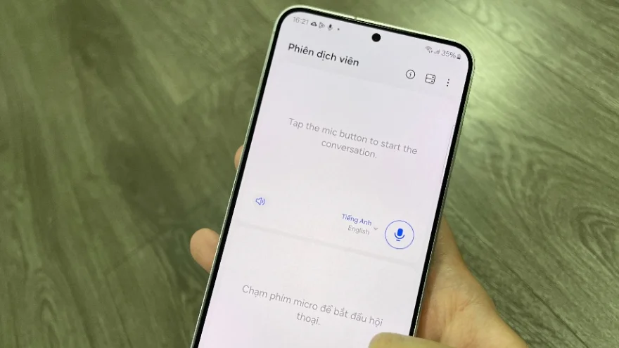 Quyền năng phiên dịch viên trên Galaxy S24 Series