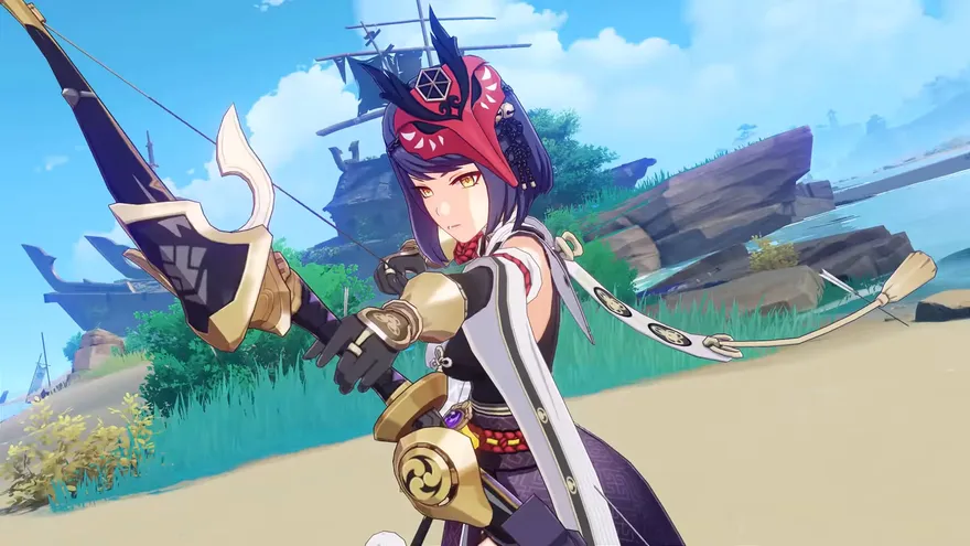 Hướng dẫn build Kujou Sara phiên bản 4.4 