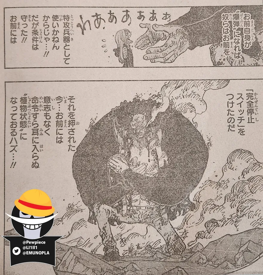 Spoiler One Piece chap 1104
