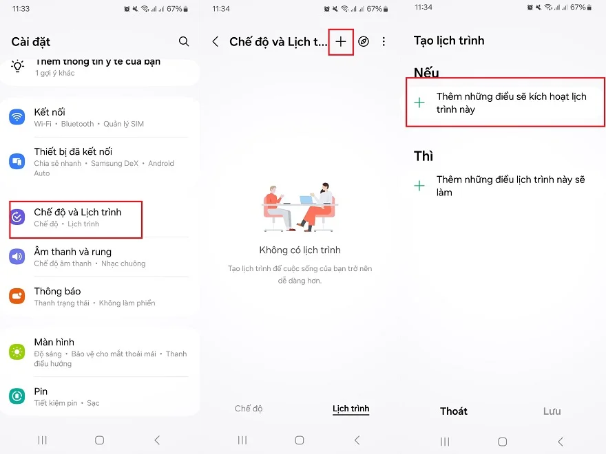 Tắt tự động Always on Display One UI 6