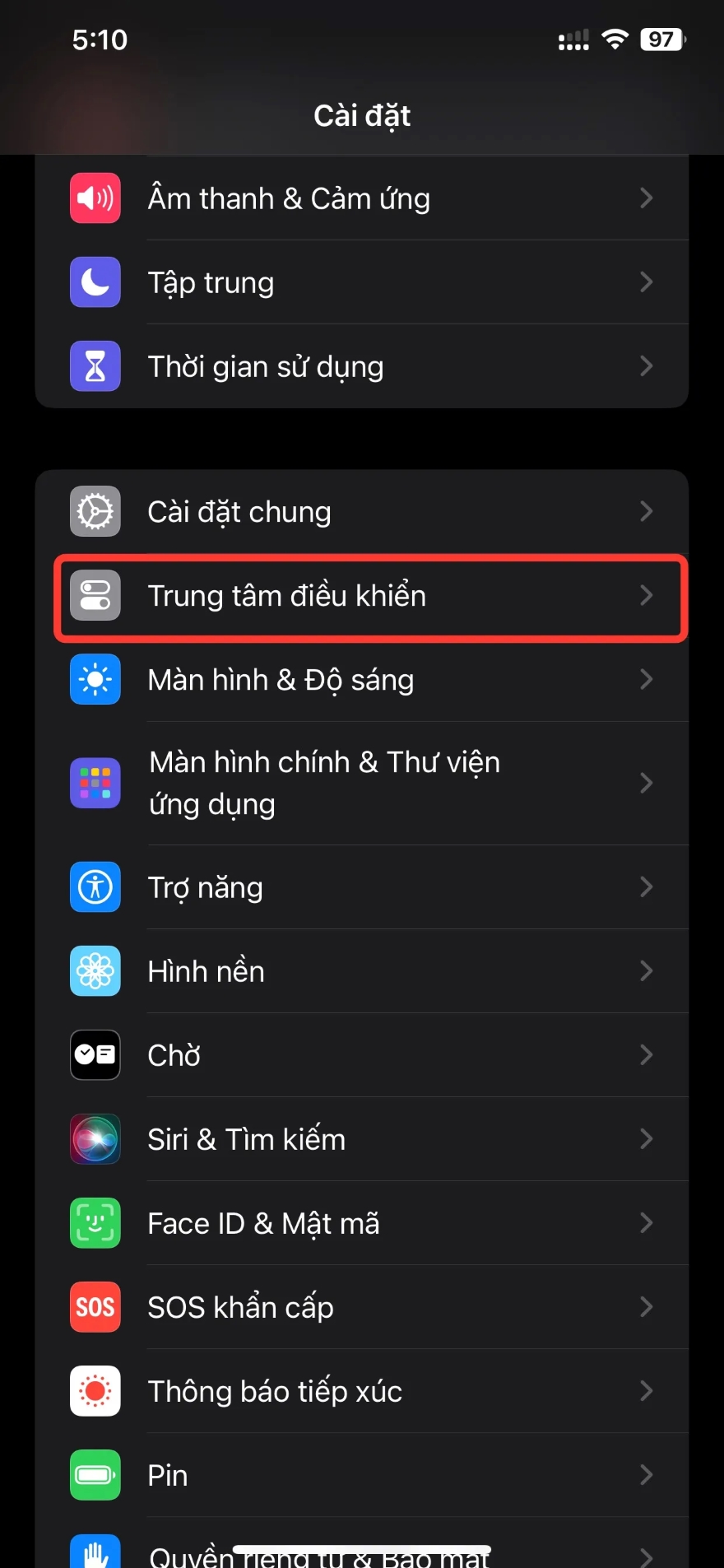 Tìm kiếm tên bài hát trên iPhone
