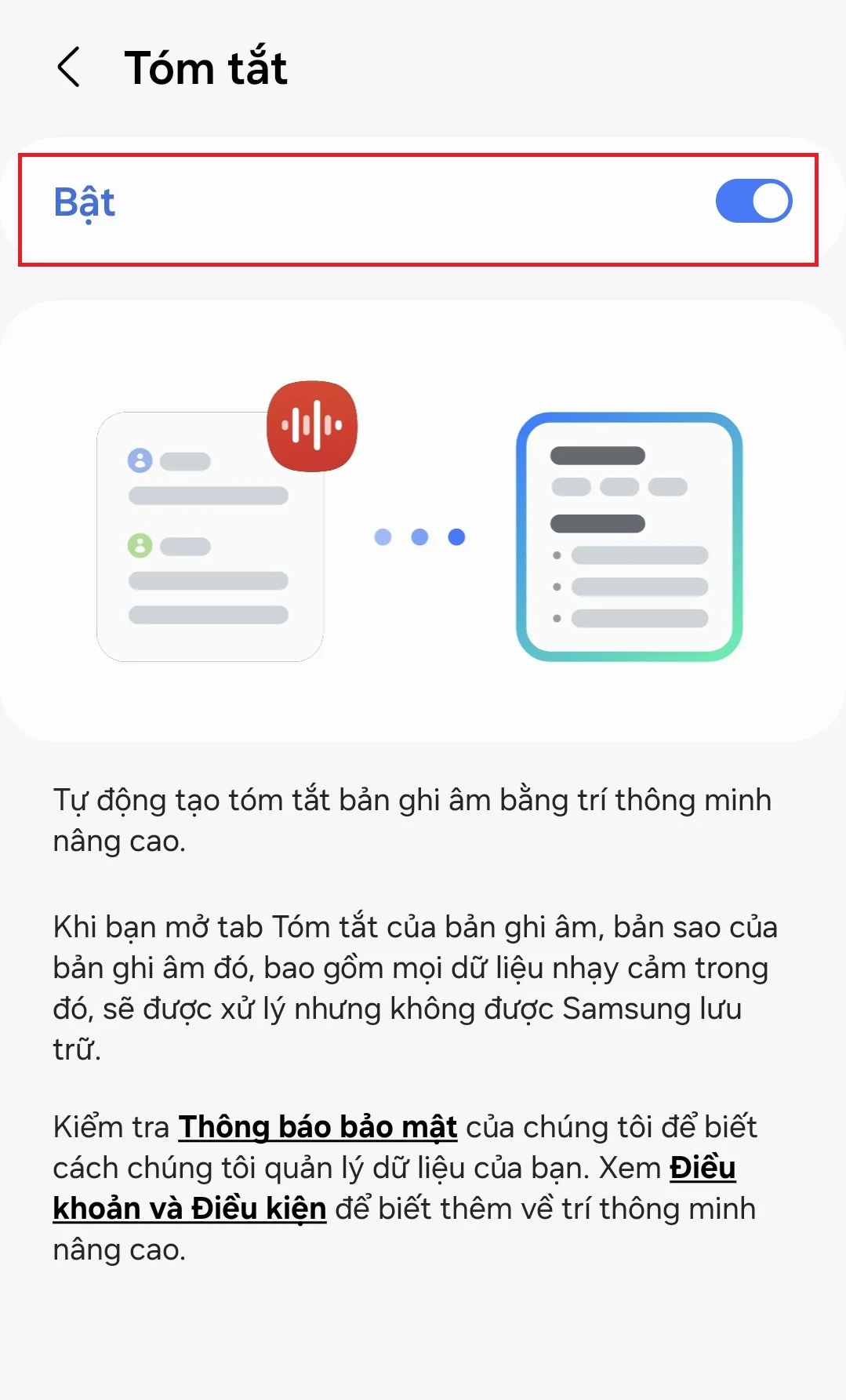 Tóm tắt ghi âm trên Galaxy S24 series vi diệu thế nào?