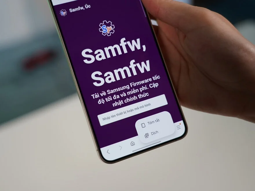 Tóm tắt nội dung web Galaxy S24 Series