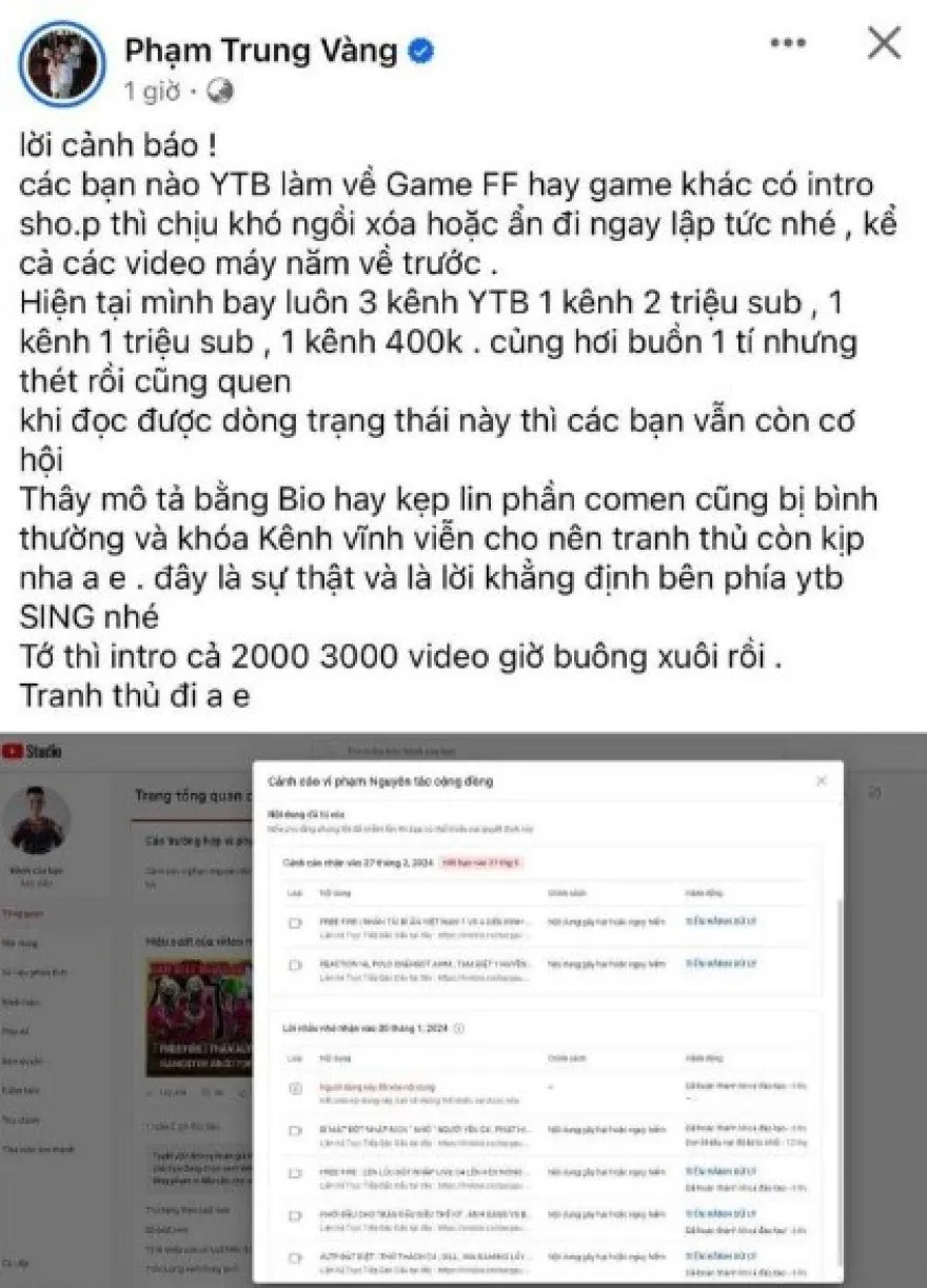 Bác Gấu bay kênh YouTube