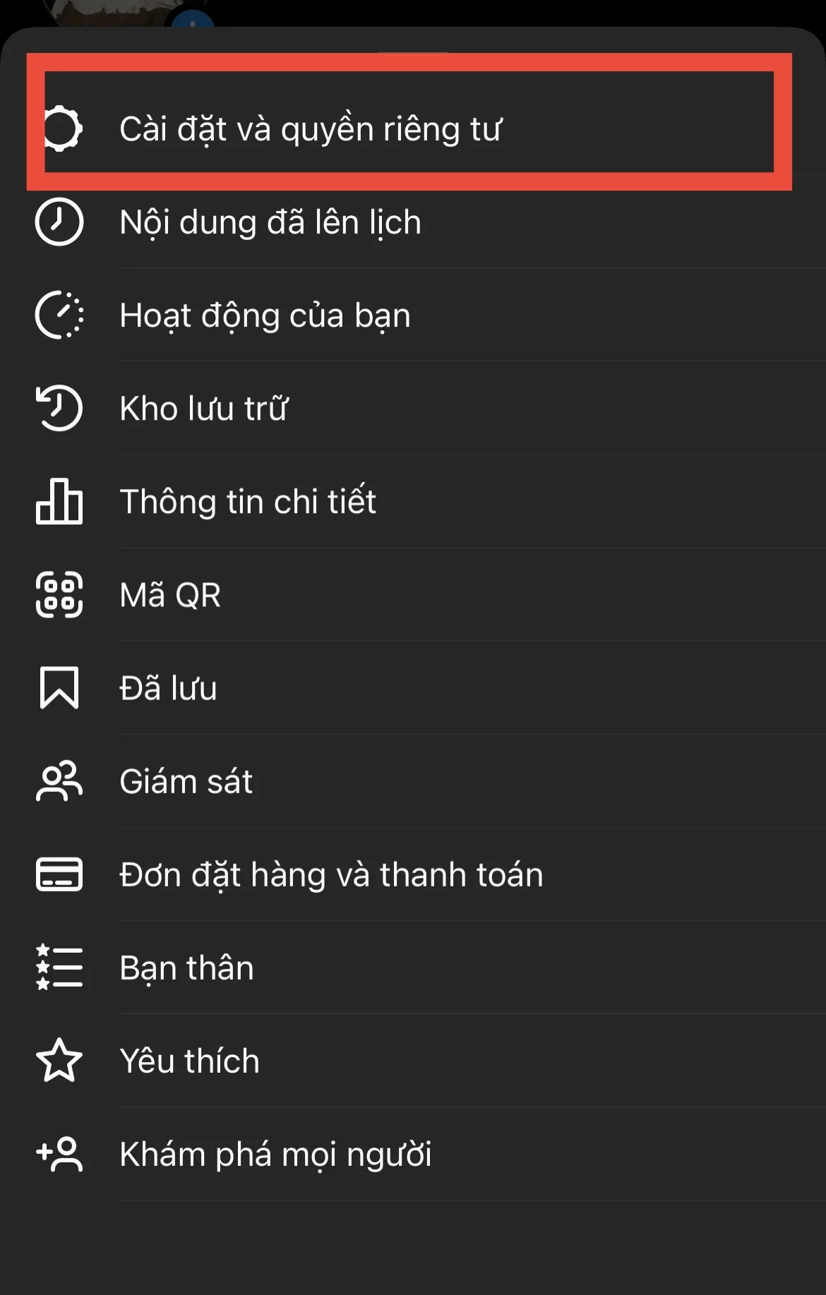 Cách chặn người khác thêm bạn vào nhóm trên Instagram
