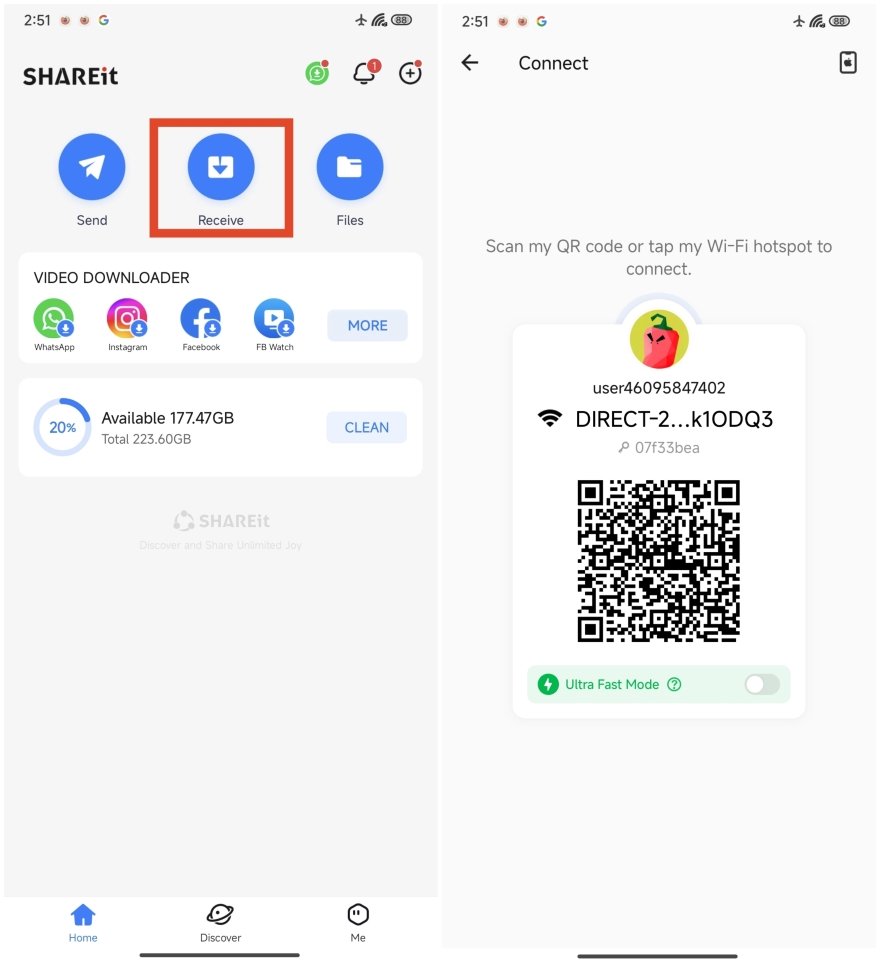 Cách chia sẻ ứng dụng giữa hai điện thoại Android