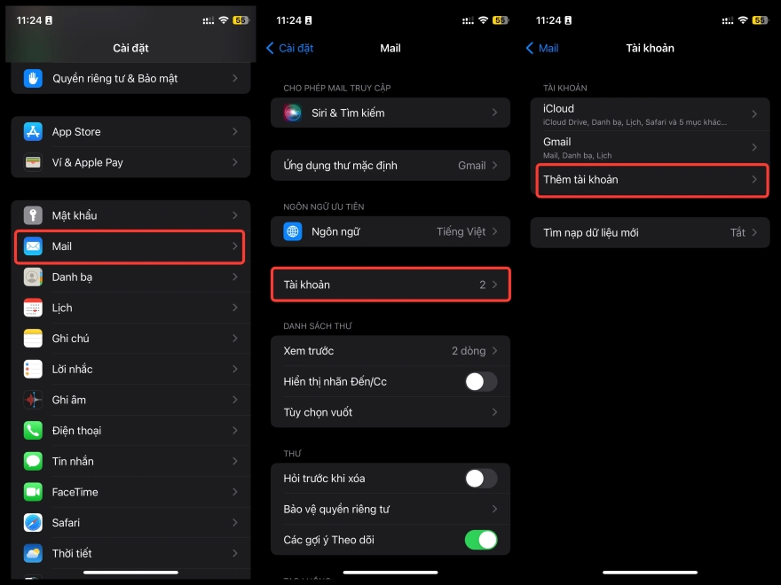 chuyển danh bạ từ Android sang iPhone