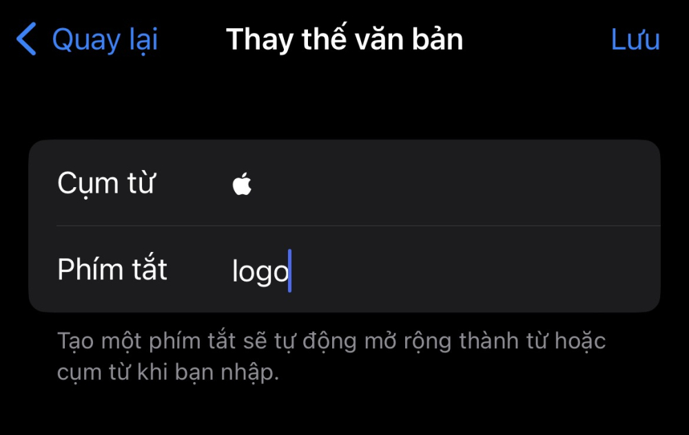 Cách gõ logo táo khuyết trên iPhone