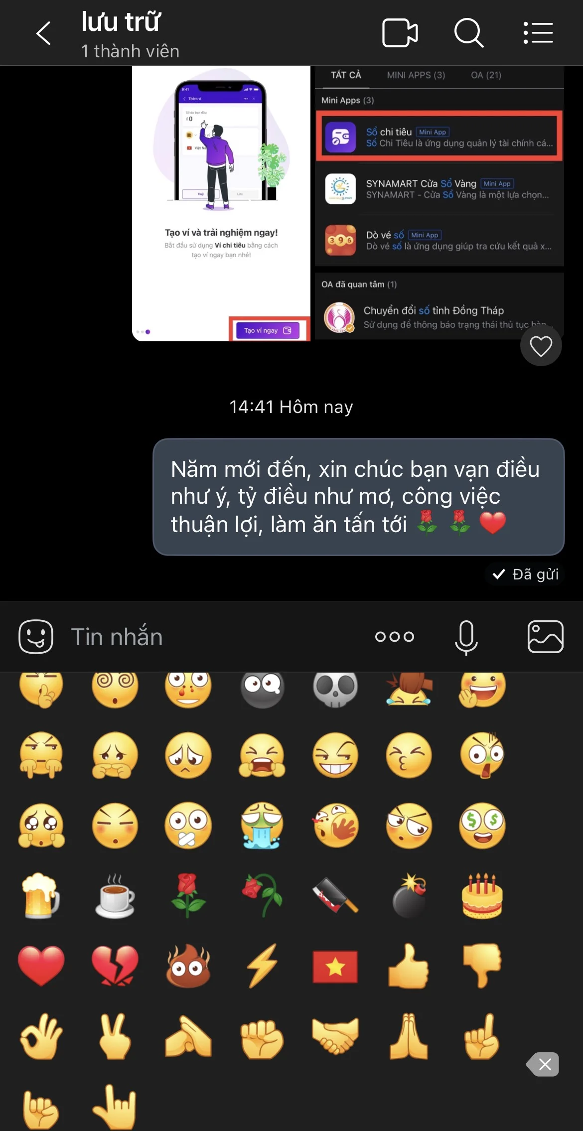 Cách gửi lời chúc Tết hàng loạt cho người thân bằng ứng dụng Zalo