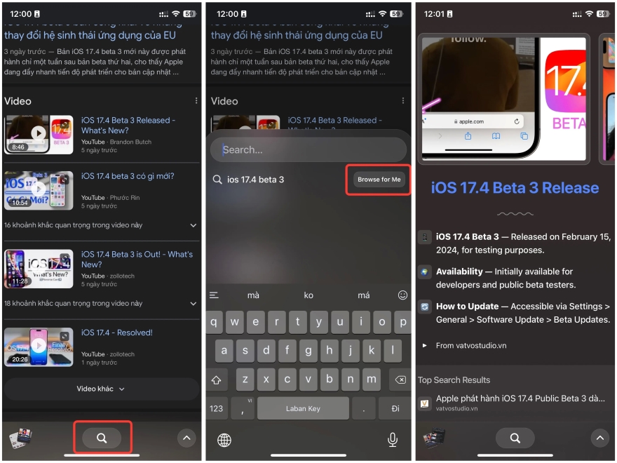 Cách sử dụng trình duyệt Arc AI trên iPhone
