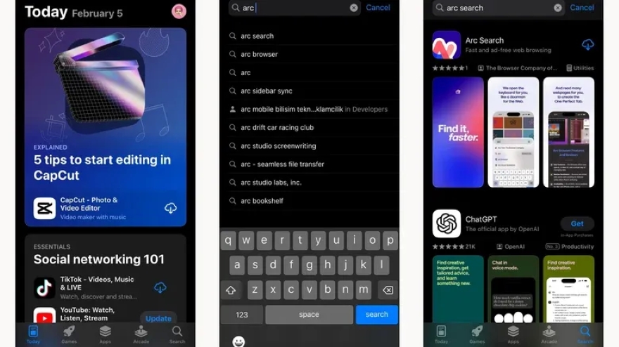 Cách sử dụng trình duyệt Arc AI trên iPhone