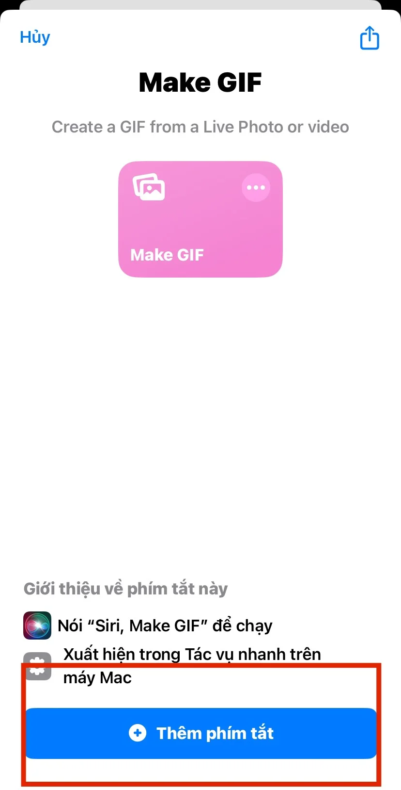 cách tạo ảnh gif bằng iPhone