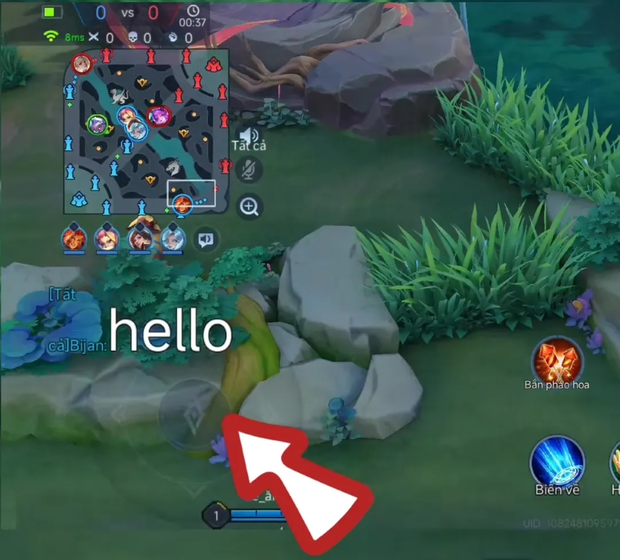 Cách viết chữ siêu to trong Liên Quân