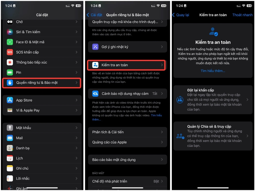 cài đặt iPhone cần thay đổi để bảo vệ dữ liệu 