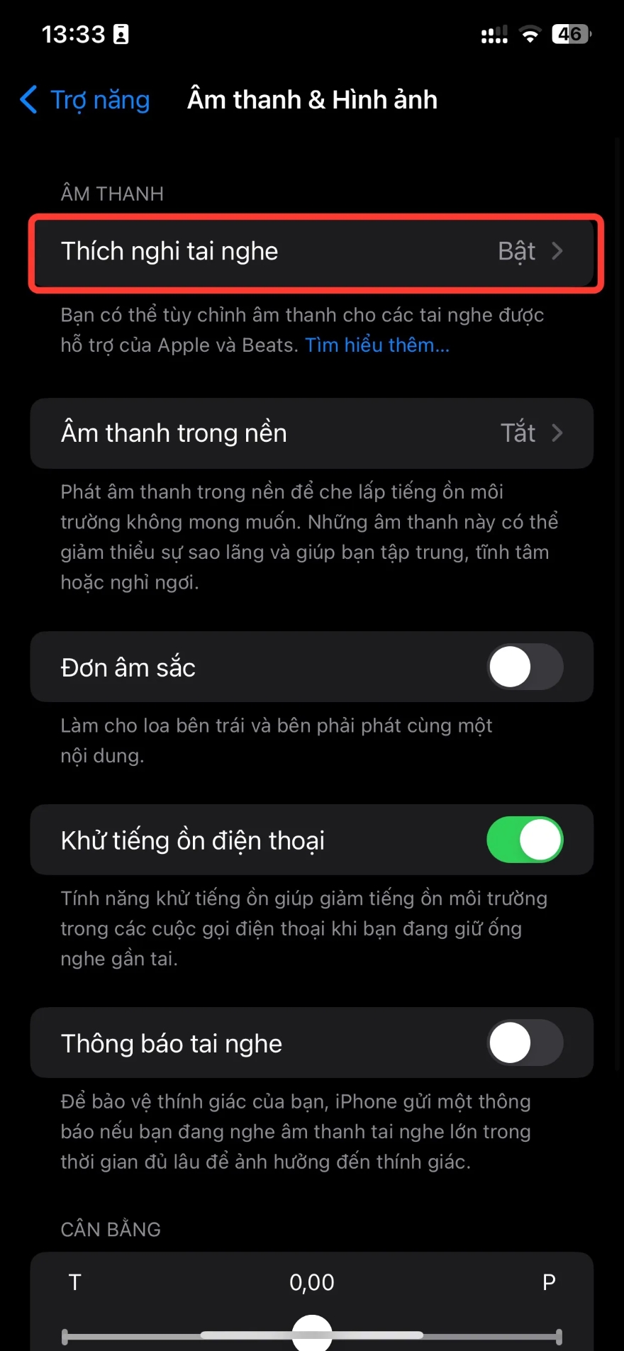 Cải thiện chất lượng âm thanh của AirPods Pro 2