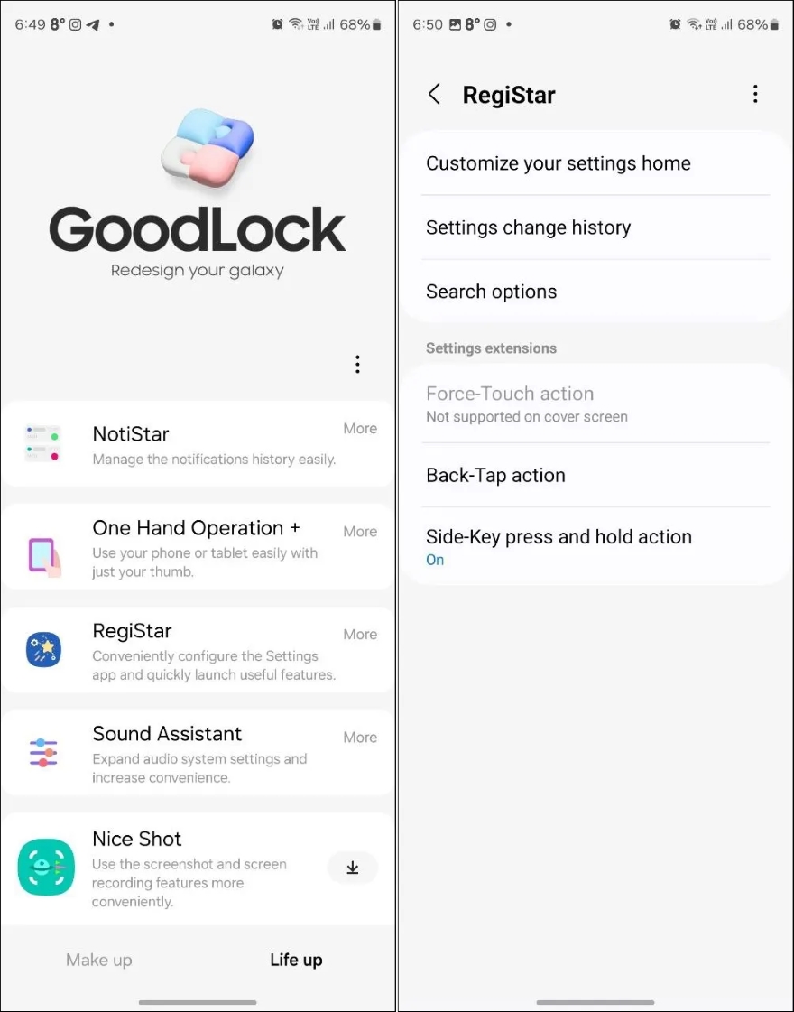 chụp ảnh màn hình trên Galaxy mà không cần nút bấm