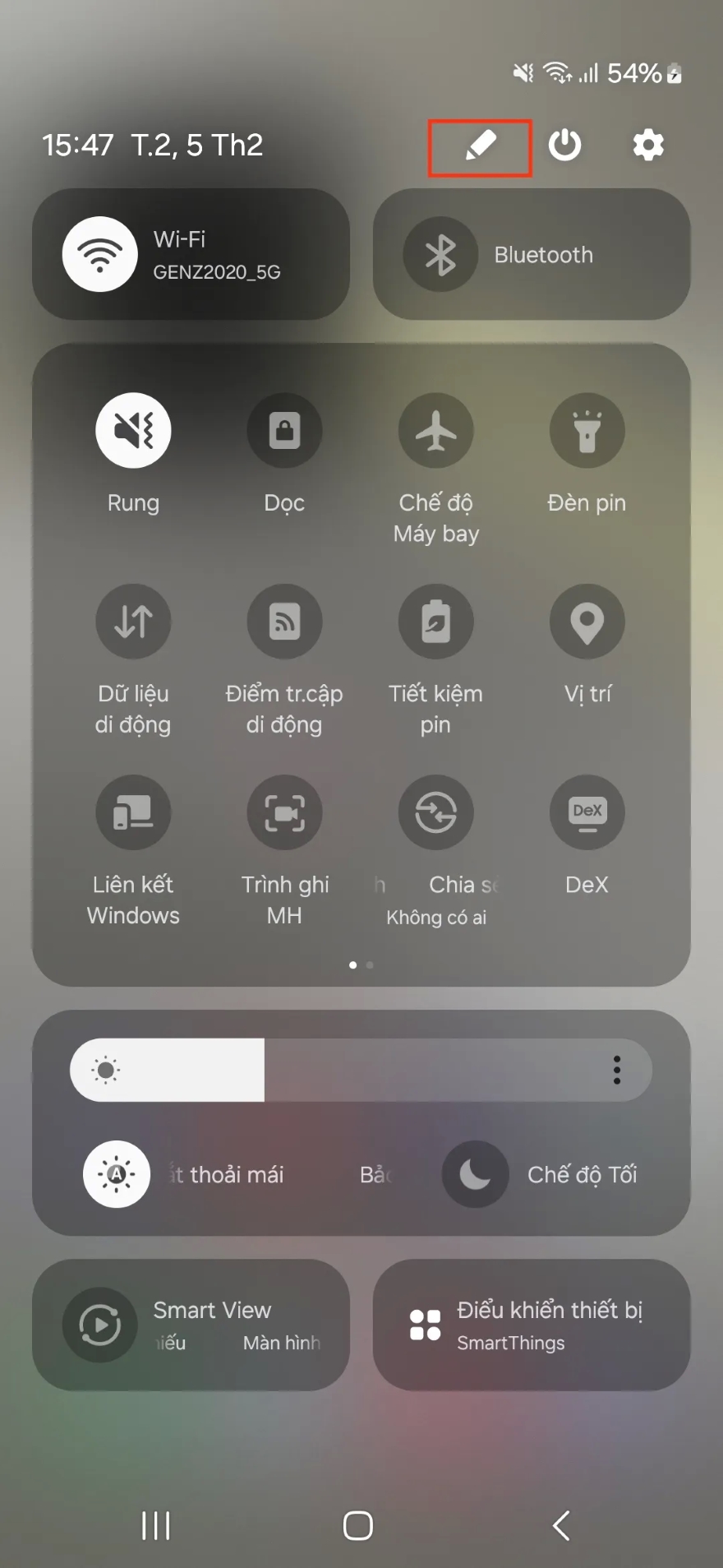 chụp ảnh màn hình trên Galaxy mà không cần nút bấm