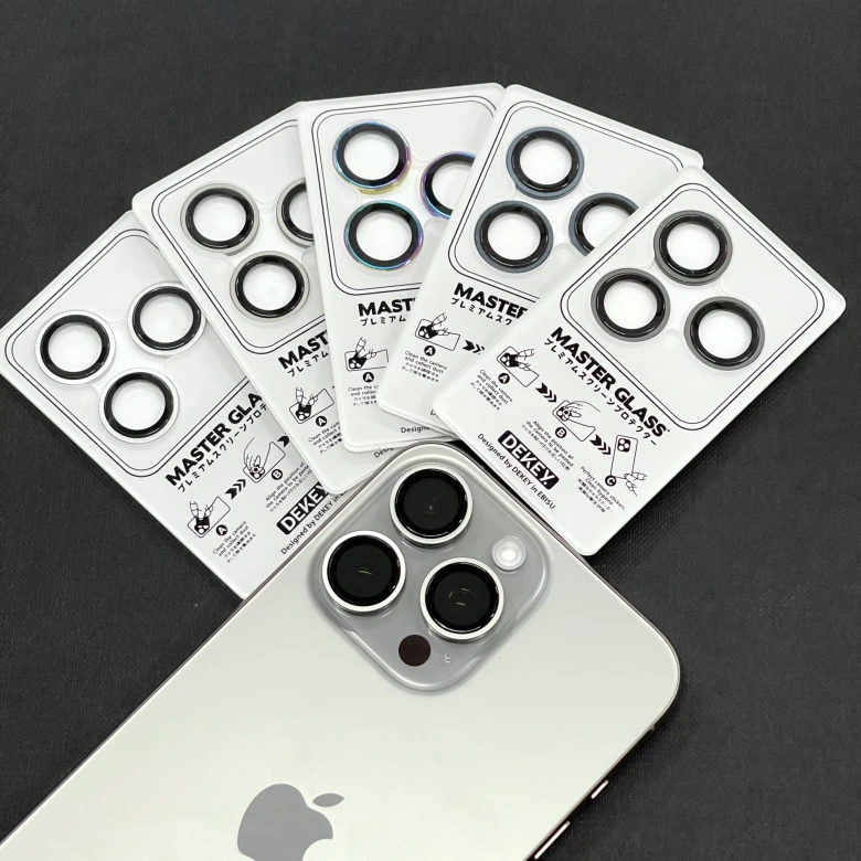 Dán bảo vệ camera iPhone 15 Pro/ 15 Pro Max Dekey